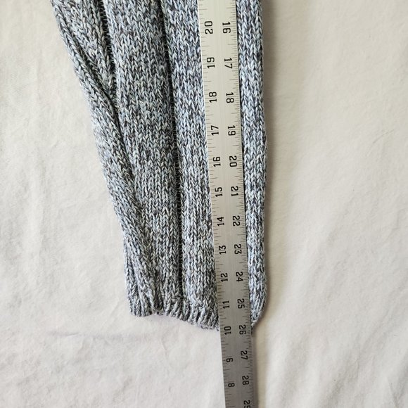 Relativity Womens Blue Black Cable Knit Cotton Half Zip Pullover Sweater Size 3X - Picture 10 of 11